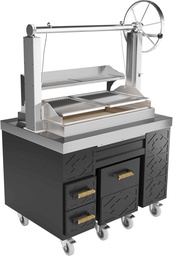 [KUSP-KM85HM12E] Kusina Charcoal Grill Electrical Lifting 1200*850*900/1600mm